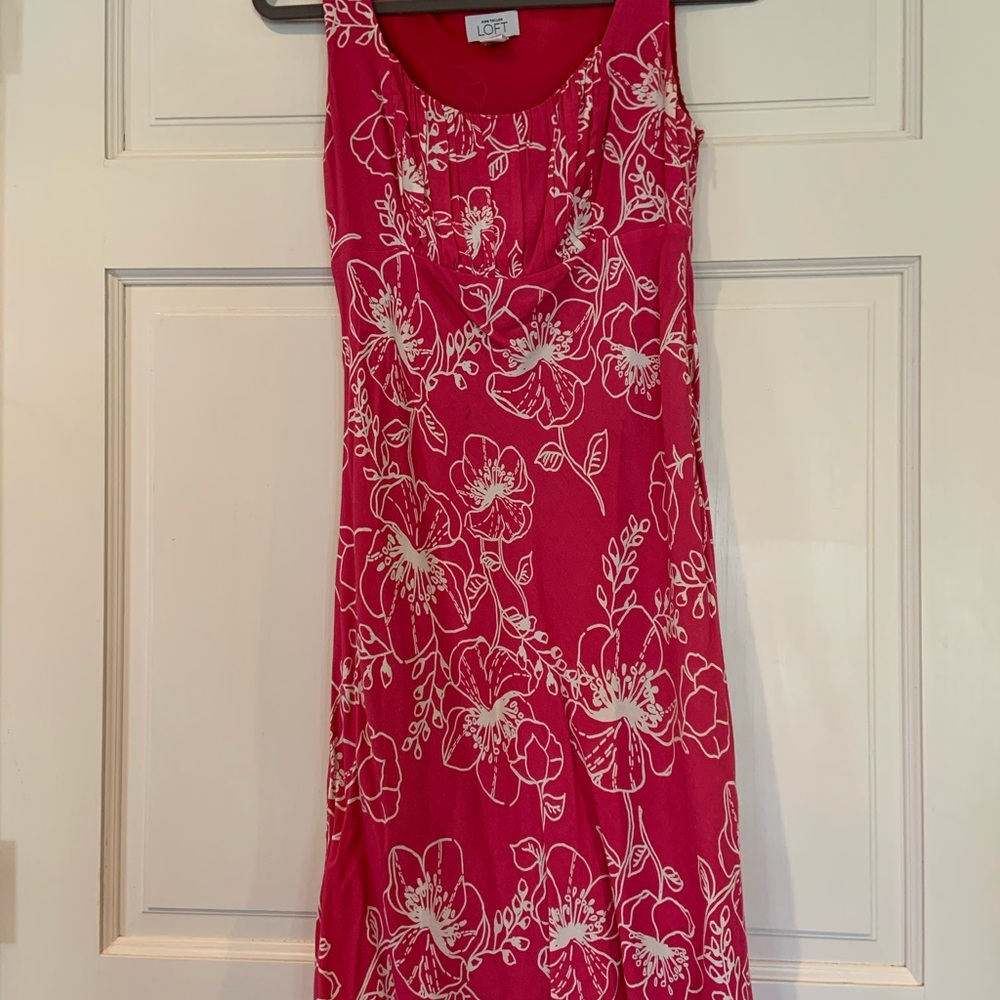 Pink Ann Taylor Loft Dress